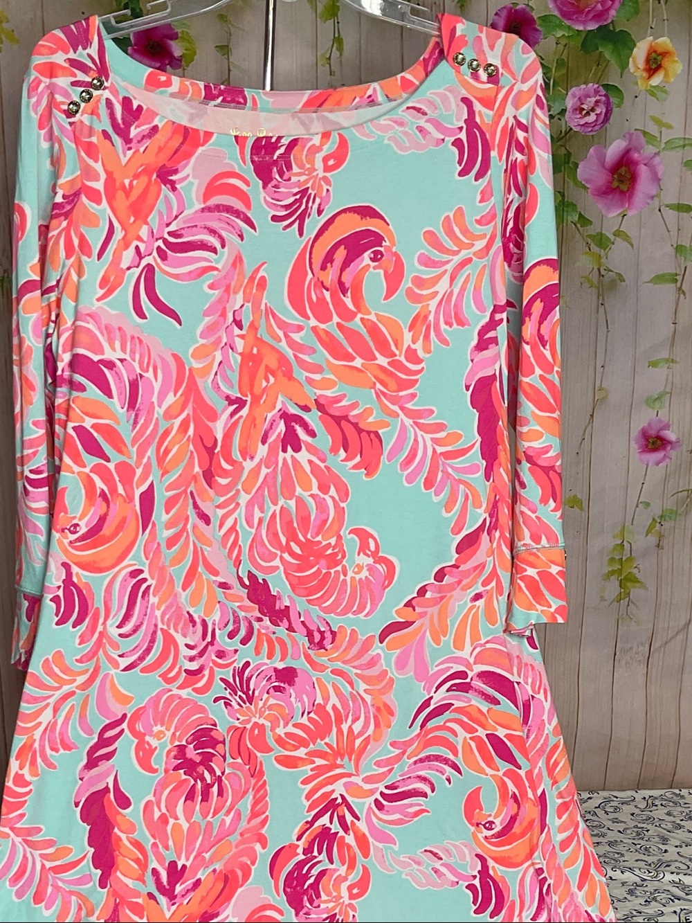 Lily Pulitzer so XL Sophie Dress Pools side print #2005